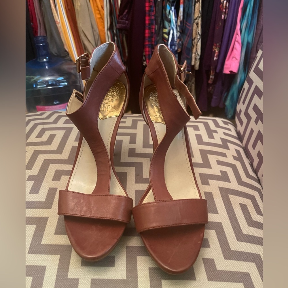 Brown TStrap Heels